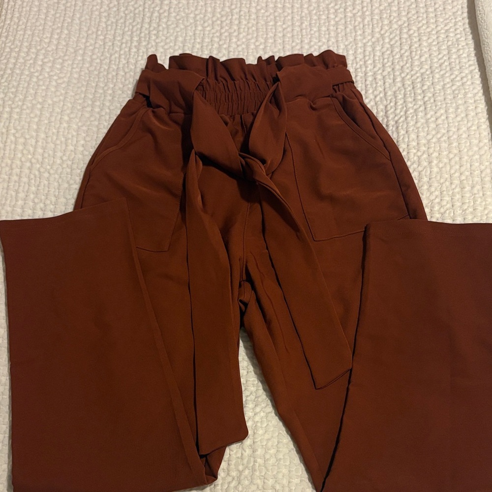 Women's Comfy Tie-Waist Dress Pants